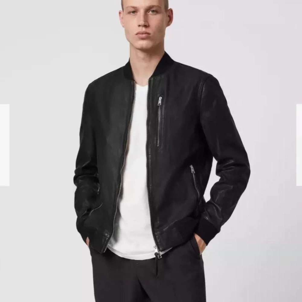 COPY - 🔥ALL SAINTS BOYTON LEATHER BOMBER JACKET🔥